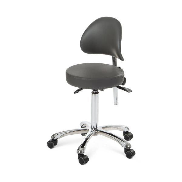 OfficeSource Medical Stools Medical Stool with Backrest and