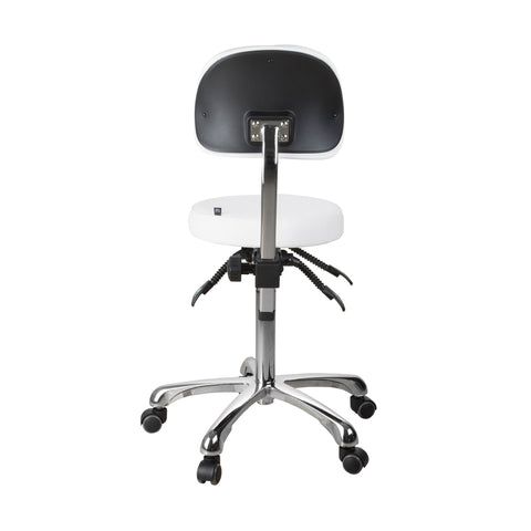 Bolt 200 Medical Doctors Stool with Back and 3 Way Motion